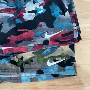 Nike Swim Trunks Men's XXL Elastic Waist 5" Inseam Camouflage Bundle NWT